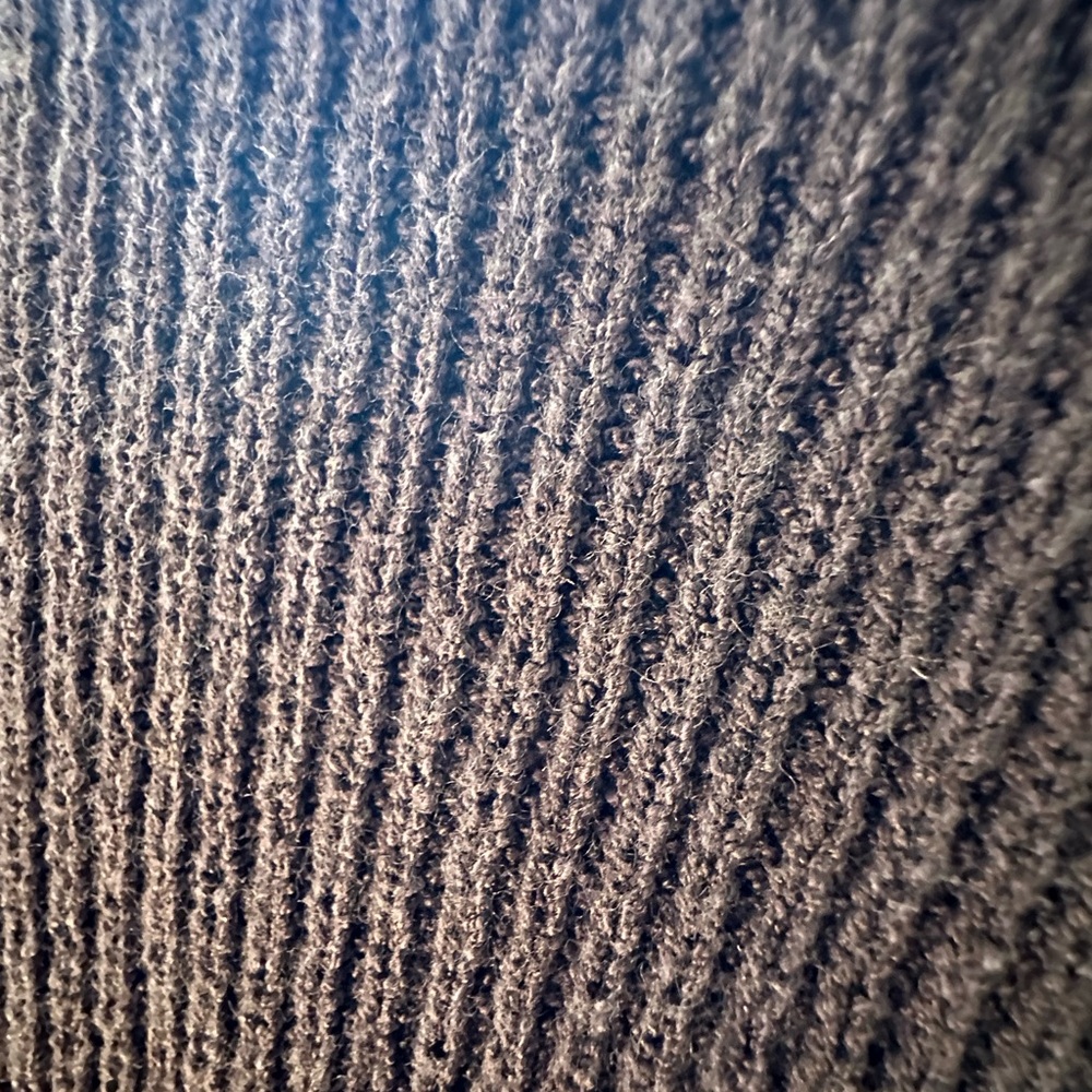 Max Studio rich brown textured knit wrap - Picture 5 of 12